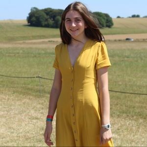 Yellow dress from new look